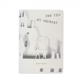 Тетрадь 40 клетка "Кот в городе" сшивка, BV/7-40-001/22 (24)