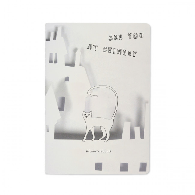 Тетрадь 40 клетка "Кот в городе" сшивка, BV/7-40-001/22 (24)