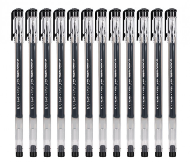 Ручка гелевая 0,5мм черная, ZUIXUA/CS806Black(12) Ручка гелевая 0,5мм черная, ZUIXUA/CS806Black(12)
