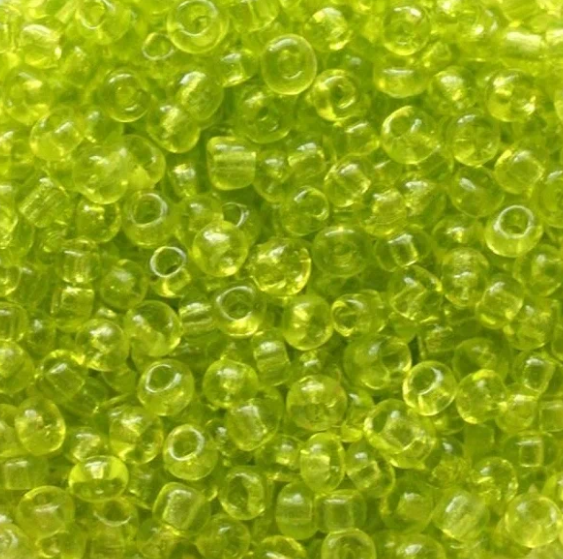 Бисер "Zlatka" GR 08/0 (0001-0021А) 10 г №0004 салатовый Бисер "Zlatka" GR 08/0 (0001-0021А) 10 г №0004 салатовый