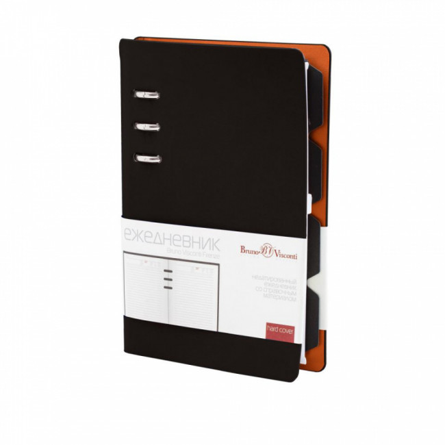 Ежедневник недатированный А5 120л "Firenze", черный, BV/3-511/09 (20)