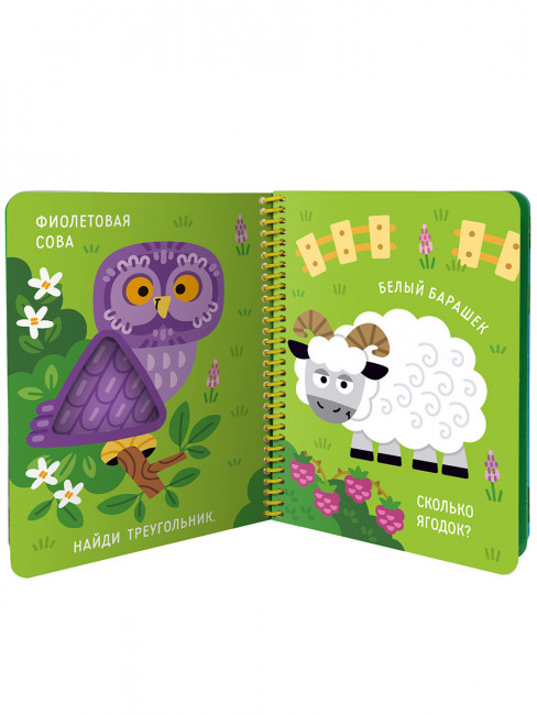 Книга-лото "Цвета и формы". Формат: 22,0x16,0x1,0см 8стр, MaLaMaLaMa