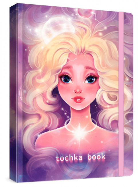 Точкабук Medium "Девушка-воздух". Формат:240х160х14мм 144стр, Проф-Пресс