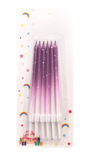 Свечи для торта "Градиент" 9см, ассорти, Магистр/MAG-b-5/221327 (50) Свечи для торта "Градиент" 9см, ассорти, Магистр/MAG-b-5/221327 (50)