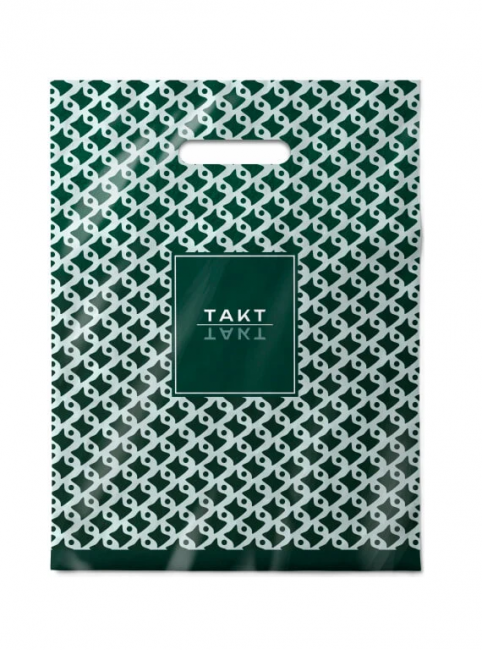 Пакет ПВД (30*40) 30 мкм "Такт" с вырубной ручкой (50/1000)