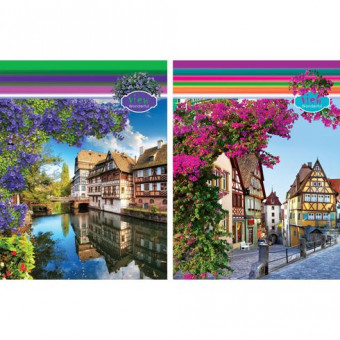 Бизнес-блокнот 80л.евроформат 205х145 "Wonderful" (ассорти) матовая ламинация,блёстки