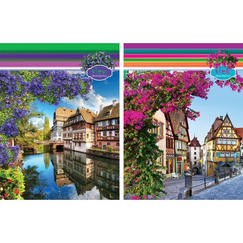 Бизнес-блокнот 80л.евроформат 205х145 "Wonderful" (ассорти) матовая ламинация,блёстки