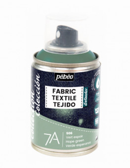 Краска для текстиля 7А Spray (аэрозоль) 100 мл зеленая надежда, PEBEO/805506