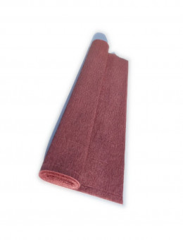 Гофрированная бумага плотная (флористическая 50мм х 250 мм,120 г/м2), коричневая, ШК