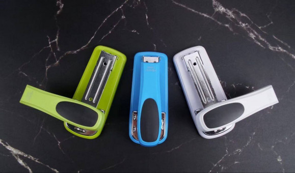 Степлер №24/6 пластиковый, цв. ассорти, Cobest/DS600 (12)