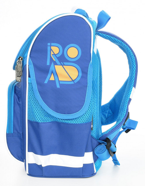 Рюкзак Schoolformat BASIC SUPER CAR 17 л синий 38х28х16 см жестк. каркас 1 отд. молния д/мальчиков