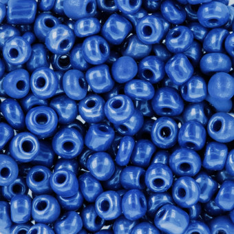 Бисер 10 г, т. голубой, Zlatka/GR №0123A