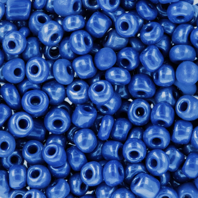 Бисер 10 г, т. голубой, Zlatka/GR №0123A