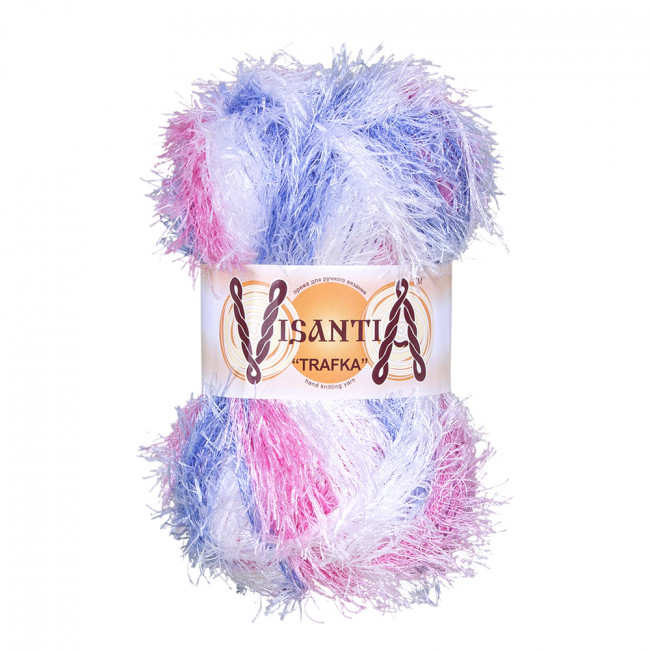 Пряжа VISANTIA "TRAFKA" меланжевая 100% полиэстер . х 100 г 150 м ± 3 м №1050 голубой/розовый "TRAFKA" меланжевая Пряжа VISANTIA "TRAFKA" меланжевая 100% полиэстер . х 100 г 150 м ± 3 м №1050 голубой/розовый "TRAFKA" меланжевая