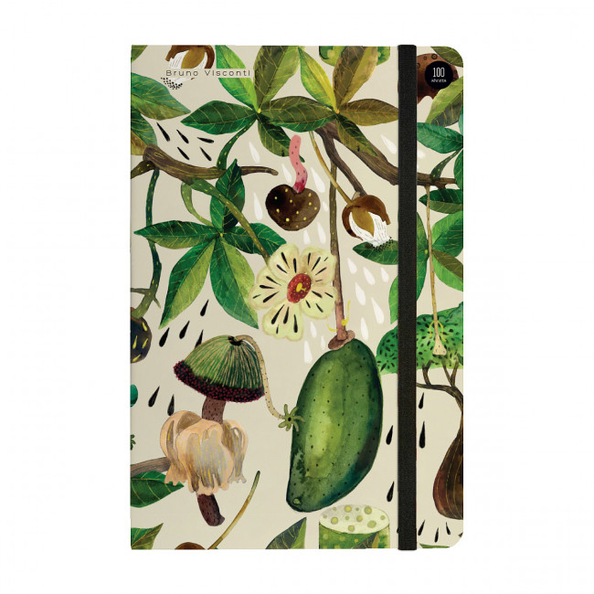 Записная книга А5 100л в точку "Megapolis journal. Баобаб" на резинке, BV/3-477/05 (8)