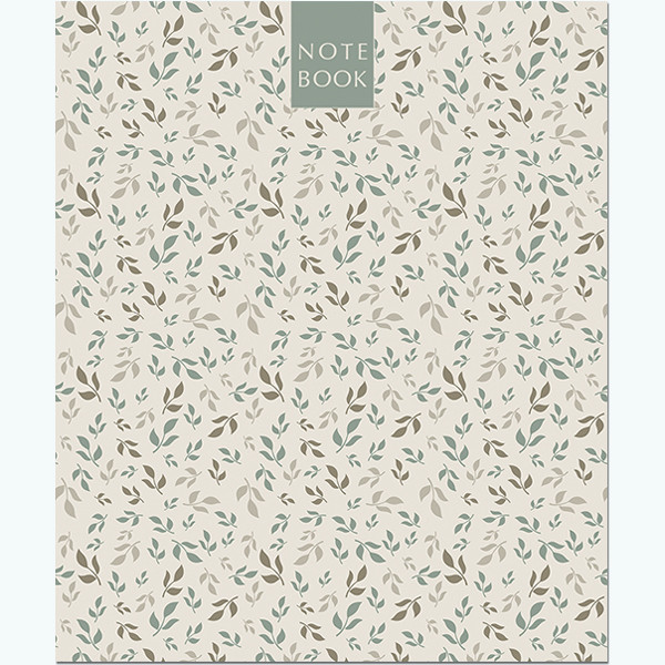 Тетрадь 48 клетка "Green&Brown Pattern" скрепка, Полином (40) Тетрадь 48 клетка "Green&Brown Pattern" скрепка, Полином (40)