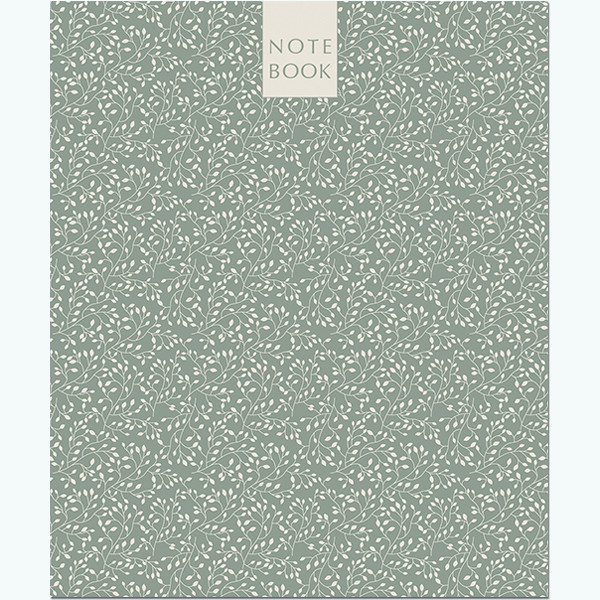 Тетрадь 48 клетка "Green&Brown Pattern" скрепка, Полином (40) Тетрадь 48 клетка "Green&Brown Pattern" скрепка, Полином (40)