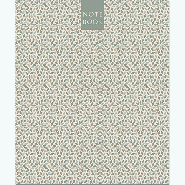 Тетрадь 48 клетка "Green&Brown Pattern" скрепка, Полином (40) Тетрадь 48 клетка "Green&Brown Pattern" скрепка, Полином (40)