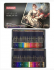 Карандаши 72 цв. Nyoni CD-406/NY-10 акварельные, деревянные, заточенные, в металлической коробке, кисть синтетика в комплекте (1/3/24)