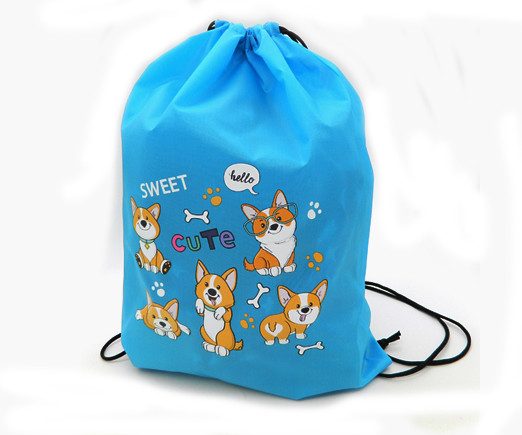 Мешок для обуви CN-9543 "Забавные корги" голубой полиэстер 35*45см, чёрные завязки (2/10/1000) Мешок для обуви CN-9543 "Забавные корги" голубой полиэстер 35*45см, чёрные завязки (2/10/1000)