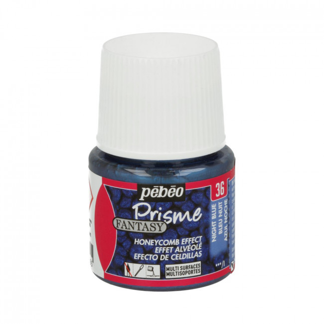 Краска 45мл с фактурным эффектом, темно-синий, Fantasy Prisme PEBEO/166036