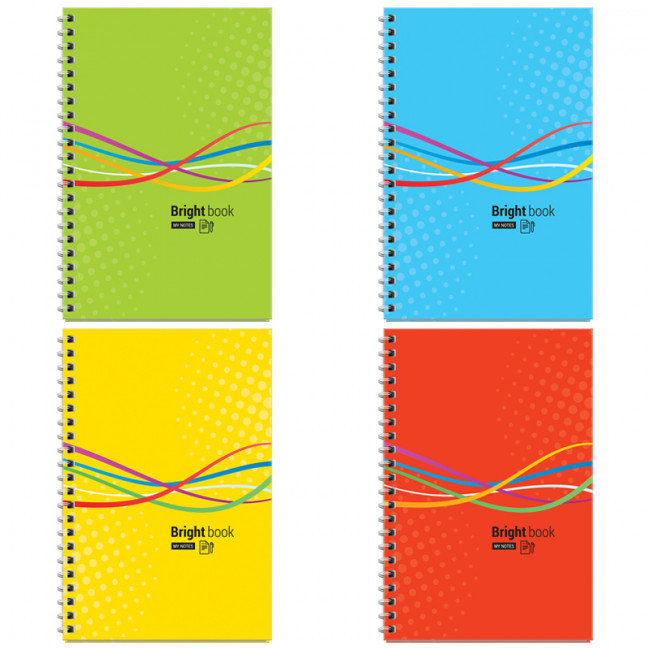 Тетрадь 120л. А5 клетка на гребне "Моноколор. Bright book", твердая обложка (ArtSpace) (12/48) Тетрадь 120л. А5 клетка на гребне "Моноколор. Bright book", твердая обложка (ArtSpace) (12/48)