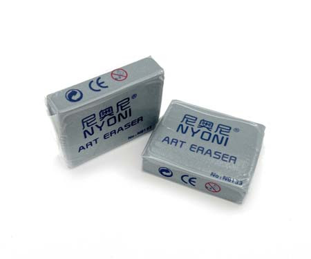 Ластик Клячка (для работ мягким карандашом, пастелью, углем) 45х35мм Nyoni CI-145, N8133 (4/24/768) Ластик Клячка (для работ мягким карандашом, пастелью, углем) 45х35мм Nyoni CI-145, N8133 (4/24/768)