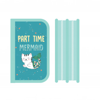 Пенал двухсекционный "Космический авокадо" , большой, Пчёлка/ПО-05 КОСМ. АВОКАДО