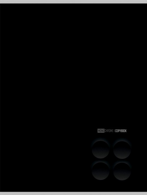 Тетрадь А4 96 клетка "Минимализм в чёрном - 3" скрепка, Remix/96-8961 (5/30)