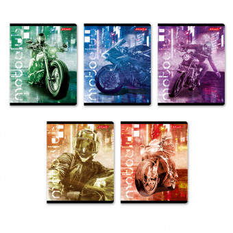 Тетрадь 48 клетка "Мотогонщик" скрепка, Светоч/48ТЕТк-004 000734 (10) Тетрадь 48 клетка "Мотогонщик" скрепка, Светоч/48ТЕТк-004 000734 (10)