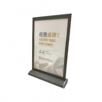 Подставка настольная А4 WENZER OFFiCE для рекламных материалов вертикальная (210х297 мм), двусторонняя