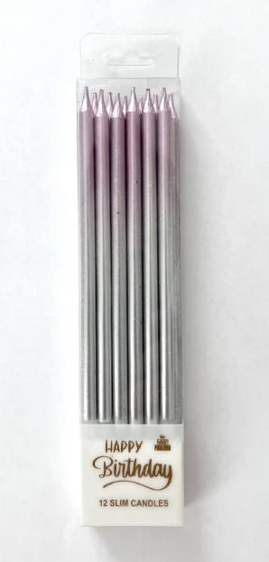 Свечи для торта "Градиент", 12 см, Магистр/MAG--C-11/221331 (24)