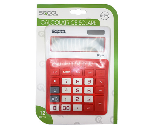 Калькулятор  DC-446 Настольный, 12 разрядный, 18,5х13,5х2см, цвета ассорти, на блистере 805010 (1/6/24)