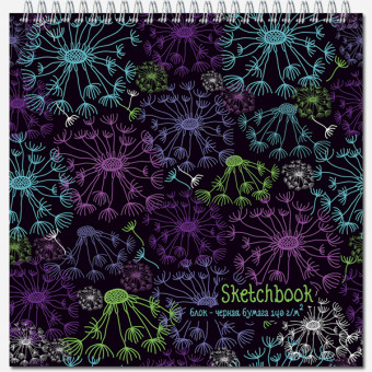 Блокнот-скетчбук QUADRO SUPERBIG BLACK 140 20л., 280х280, мет.греб. , Notturno 140г/м2 Блокнот-скетчбук QUADRO SUPERBIG BLACK 140 20л., 280х280, мет.греб. , Notturno 140г/м2