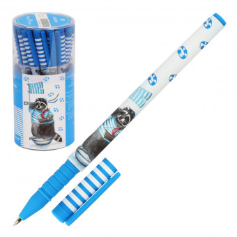 Ручка шариковая 0,5мм синяя "FunWrite. Lolipop. Енот-морячок", BV 20-0212/72 (24) Ручка шариковая 0,5мм синяя "FunWrite. Lolipop. Енот-морячок", BV 20-0212/72 (24)