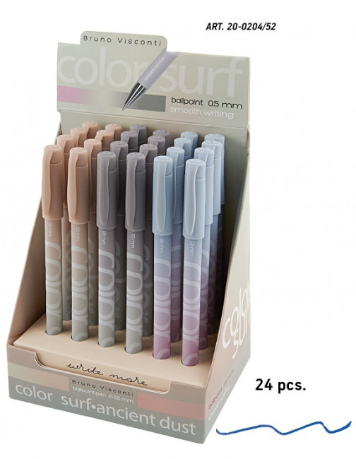 Ручка шариковая 0,5мм синяя "ColorSurf.Morandi", BV/20-0204/52 (24) Ручка шариковая 0,5мм синяя "ColorSurf.Morandi", BV/20-0204/52 (24)