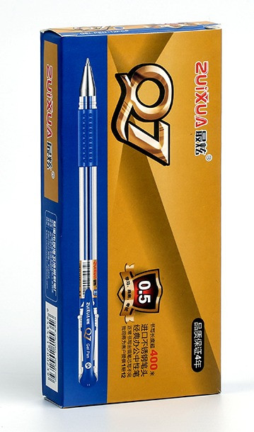 Ручка гелевая 0,5мм синяя "Q7", ZUIXUA/Q7Blue (12)