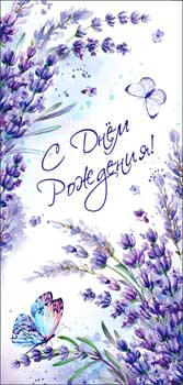 Конверт для денег 'С днём рождения!" 90-3683-т (10)