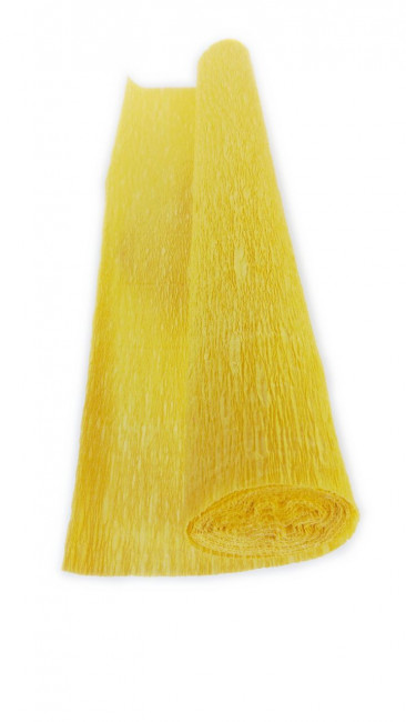 Гофрированная бумага плотная (флористическая 50мм х 250 мм,120 г/м2), песочная, ШК