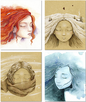 Тетрадь 48 клетка "Мечтательные девочки" скрепка, Полином (4/40) Тетрадь 48 клетка "Мечтательные девочки" скрепка, Полином (4/40)