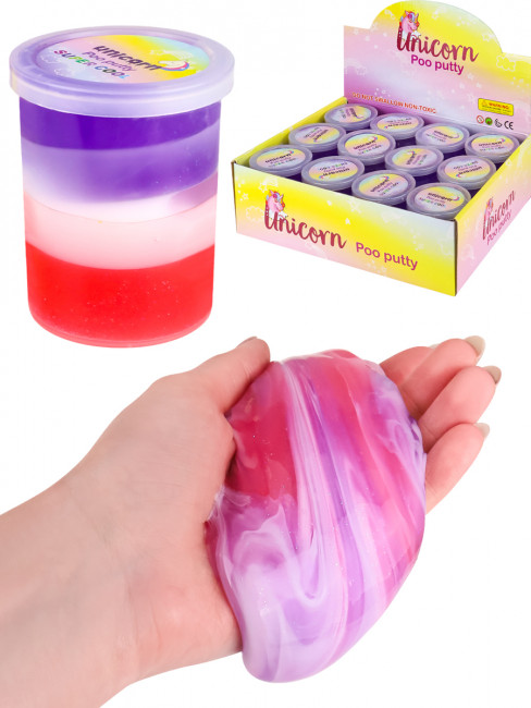 Слайм 5,8х7,5см "Единорог", Рыжий Кот/ИСМ-5007 (12)