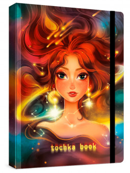 Точкабук Medium "Девушка-огонь". Формат:240х160х14мм 144стр, Проф-Пресс Точкабук Medium "Девушка-огонь". Формат:240х160х14мм 144стр, Проф-Пресс