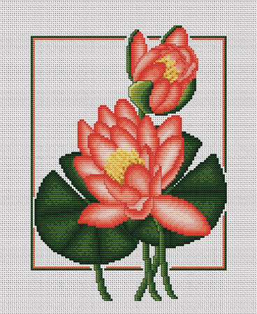 Набор для вышивания "Дуэт нимфей", PANNA/ C-0090 Набор для вышивания "Дуэт нимфей", PANNA/ C-0090