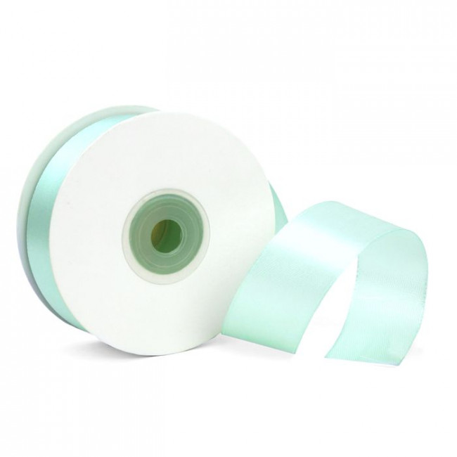 Лента 2,5см 22,85м атласная, тиффани, Микрос/ч30861 (5)