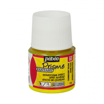 Краска 45мл с фактурным эффектом, флуоресцентный желтый, Fantasy Prisme PEBEO/166060 Краска 45мл с фактурным эффектом, флуоресцентный желтый, Fantasy Prisme PEBEO/166060