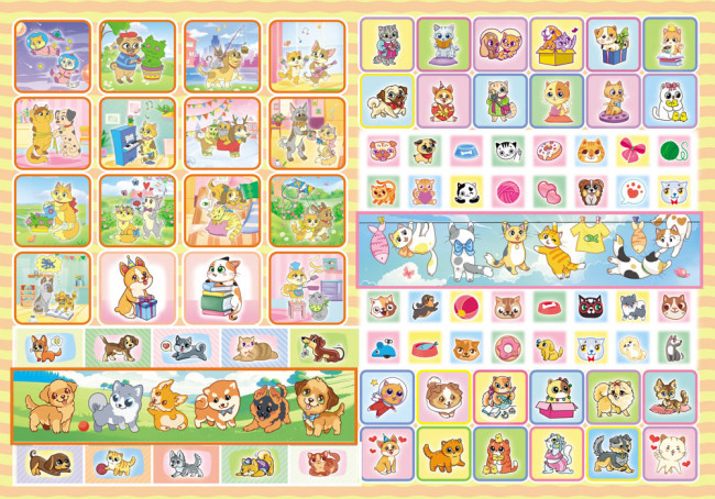 Раскраски А4 с наклейками, РН-1248 (10)