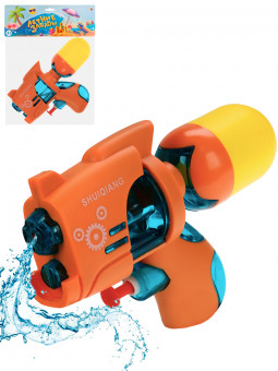 Вод. пистолет 40мл "Истребитель" даль-ть стрельбы 2м, Рыжий Кот/ИК-1025