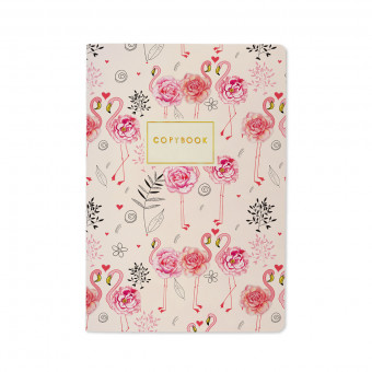 Тетрадь 40 клетка "Фламинго в цветах" сшивка, BV/7-40-001/109 (24) Тетрадь 40 клетка "Фламинго в цветах" сшивка, BV/7-40-001/109 (24)