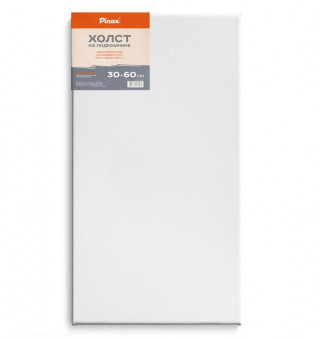 Холст 30х60см на подрамнике, 100% хлопок. 380г/м2, Pinax/20.3060