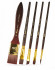 Набор кистей CREATIVE бордовая синтетика 5 шт. АССОРТИ с флейцем set28-5pc Набор кистей CREATIVE бордовая синтетика 5 шт. АССОРТИ с флейцем set28-5pc